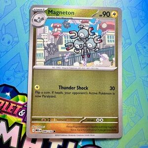 magneton - reverse holo (046/132) - common — pokémon: mega evolutions
